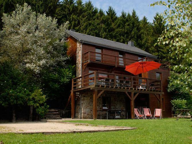 Duplex Chalet in Rendeux Ardennes with Sauna&Terrace Verpré Exterior foto